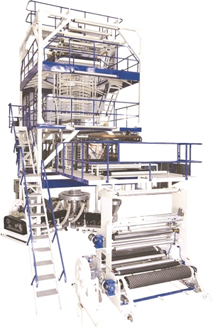 3-Layer Blown film extruder